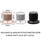 <!--F#f_0-->1PC AUDIO KNOB 30x25mm MACHINED ALUMINUM Amplifier POTENTIOMETER Knob HiFi DIY<!--F/-->
