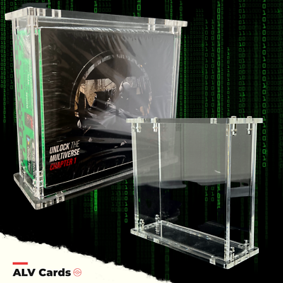 hro dc booster box H R O Display Case - Acrylic Protector count CDU of Hro hybrid NFT trading cards comes with at least twenty Hro DC Hybrid Trading Card