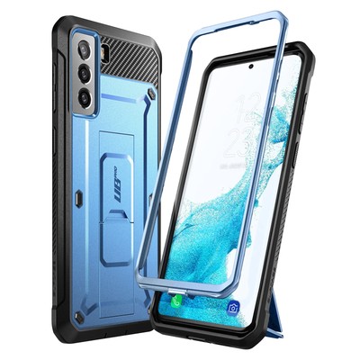 Case for Samsung S22 Shockproof Case Kickstand Supcase Unicorn Beetle Pro Blue