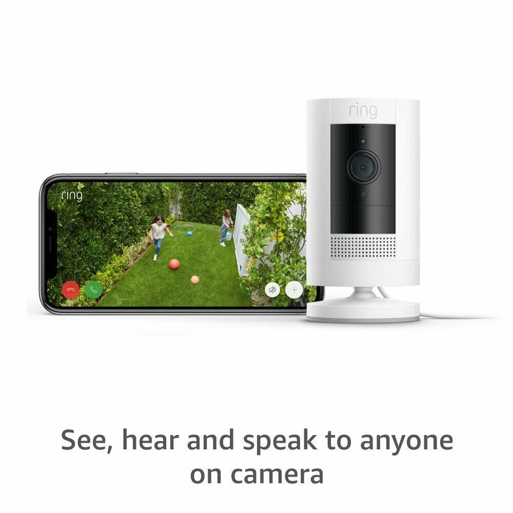 NEW Ring Indoor Cam Compact Plug-In HD Security Camera with two-way talk - Alexa