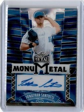 2024 Leaf Metal Monumetal Lava Blue Jonathan Santucci Auto 5/15 (B83) Mets