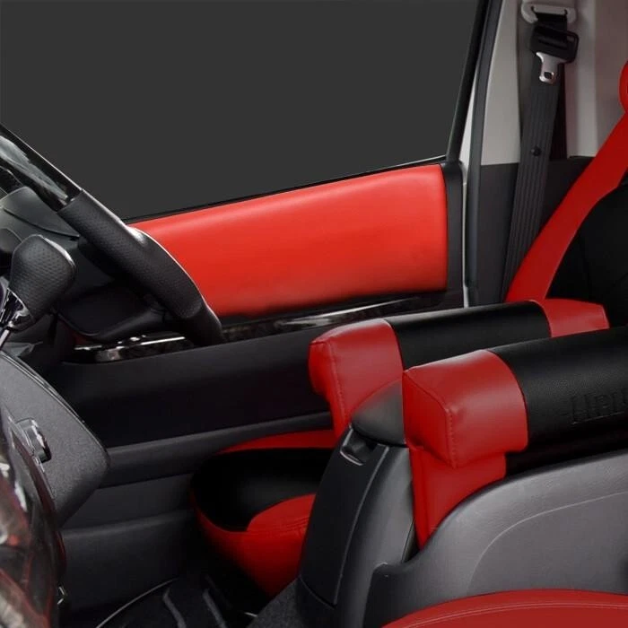 Door Panel Trim PVC Leather Red Left Right JDM Parts for Toyota HIACE 200 series Foto 2 de 4