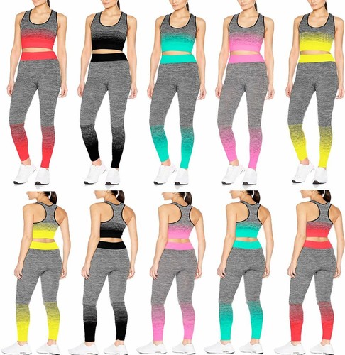 Ladies 2 Piece Sports Gym Wear Set 