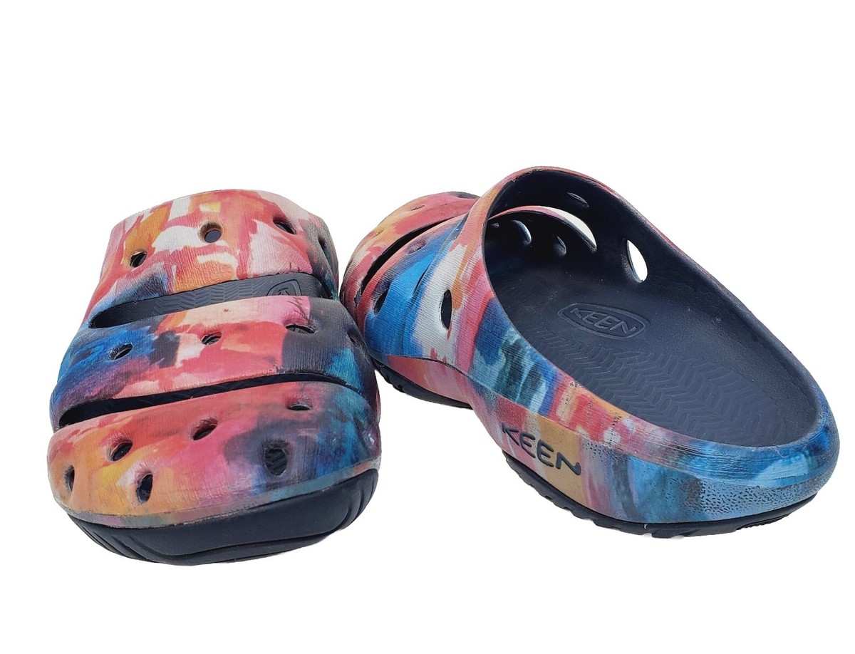 靴 KEEN New York at Night yogui US 11 KEEN Men's Yogui Arts Garcia New York at Night Tie Dye Clogs