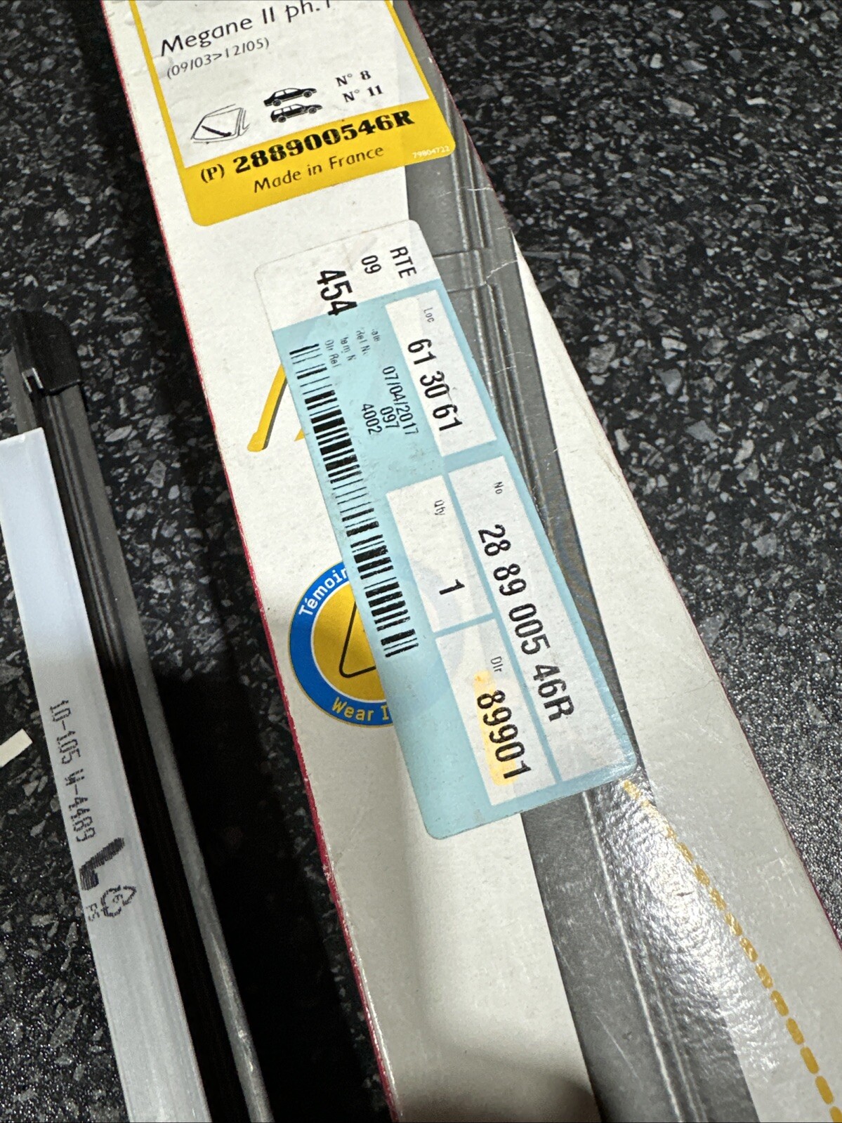 2x Wiper Blades (Pair) Flat / Aero type fits RENAULT MEGANE Front 02 to 06 Set image 5