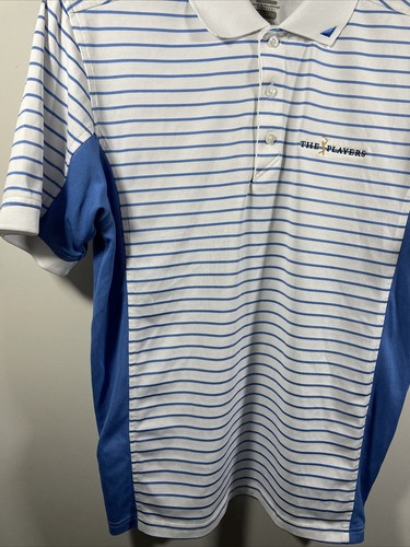 The Players TPC Blue/White Golf Polo (Ahead Extreme) Men’s M Medium Golf Polo - Picture 5 of 8