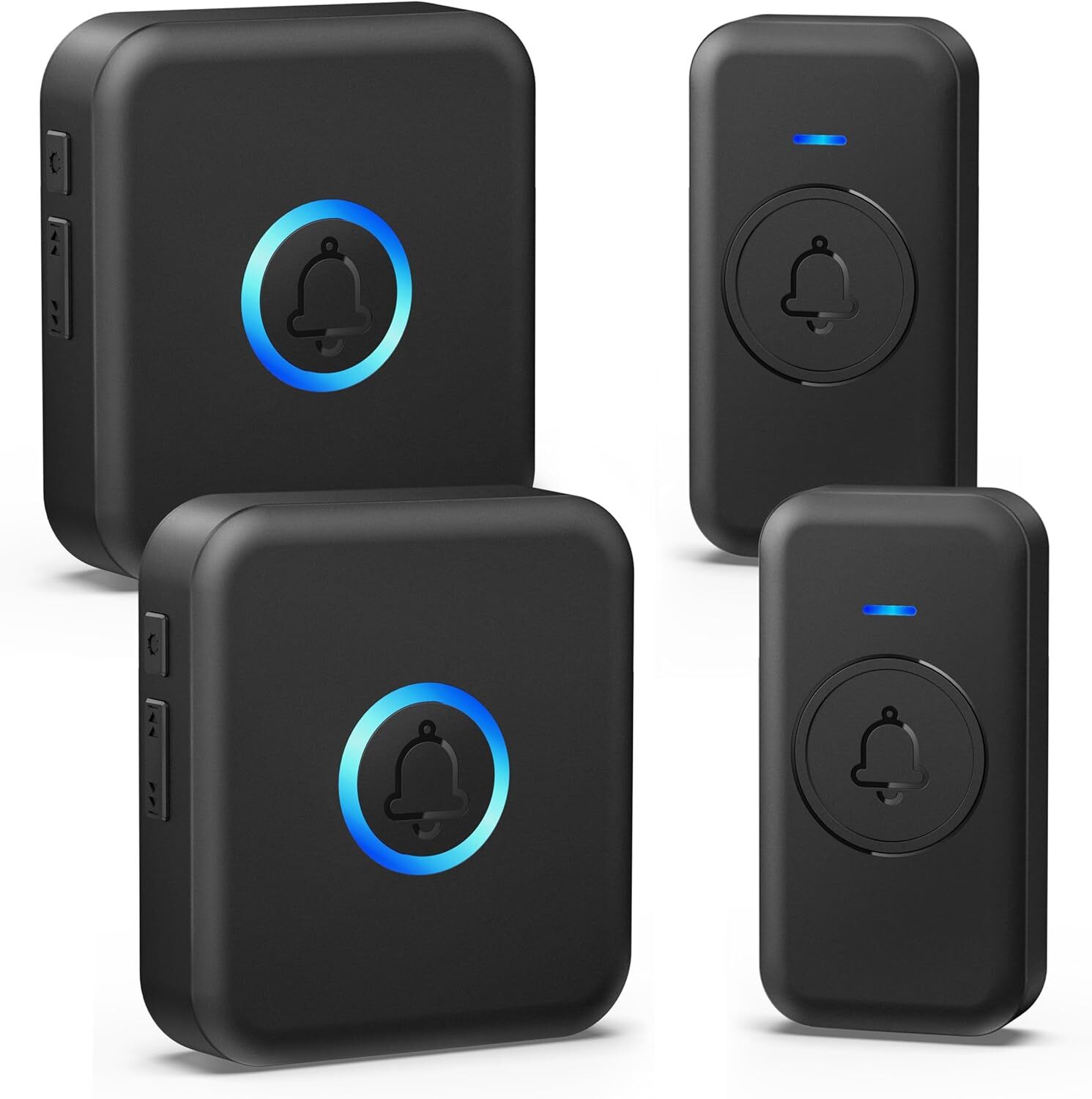 Wireless Waterproof Doorbell with 60 Chimes 5 Volume Levels Mute Option-image