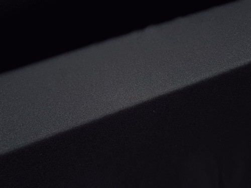 Zara crepe woven dress fabric with comfort stretch, per metre - plain - black - Picture 2 of 3
