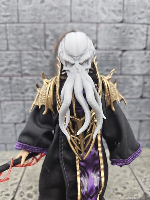 Custom 3d Printed Mindflayer Headsculpt For Mythic Legions 1/12 Scale Figure