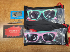 DEBUFF Kids Sunglasses - 2 Pairs - Pink Green Frame  Green Pink Frame  E17E