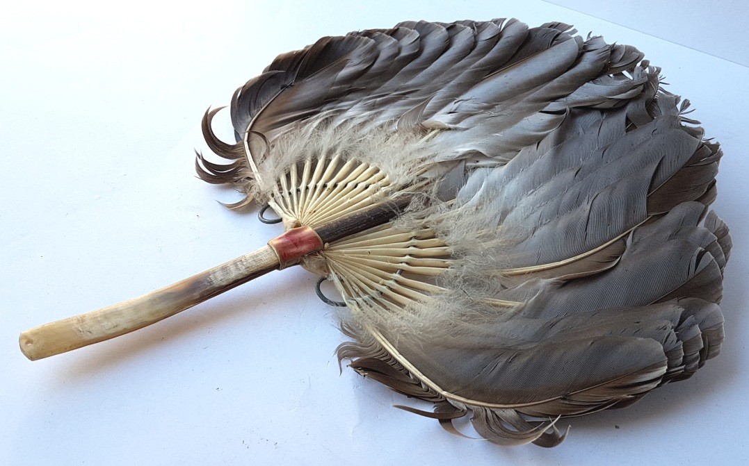 Abanico De Plumas Estilo Jugendstil Alrededor De 1900 AL895