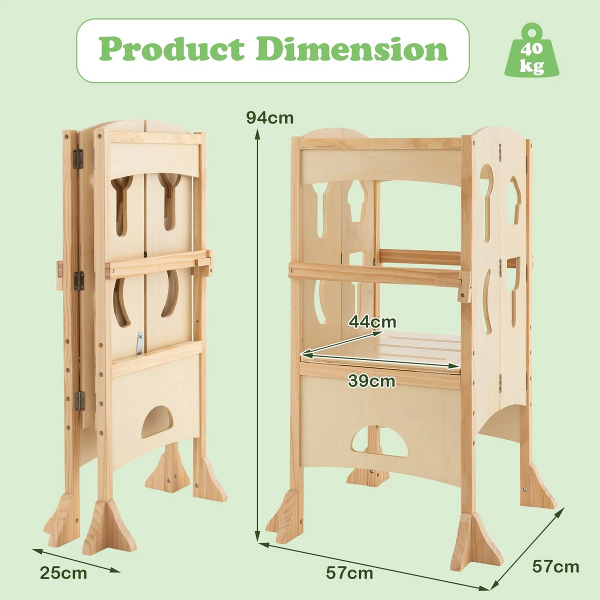 Fold up 2024 kitchen steps