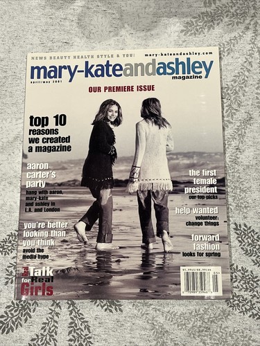 Magazyn Mary-Kate and Ashley kwiecień-maj 2001 wydanie premierowe DOSKONAŁY STAN - Zdjęcie 1 z 4