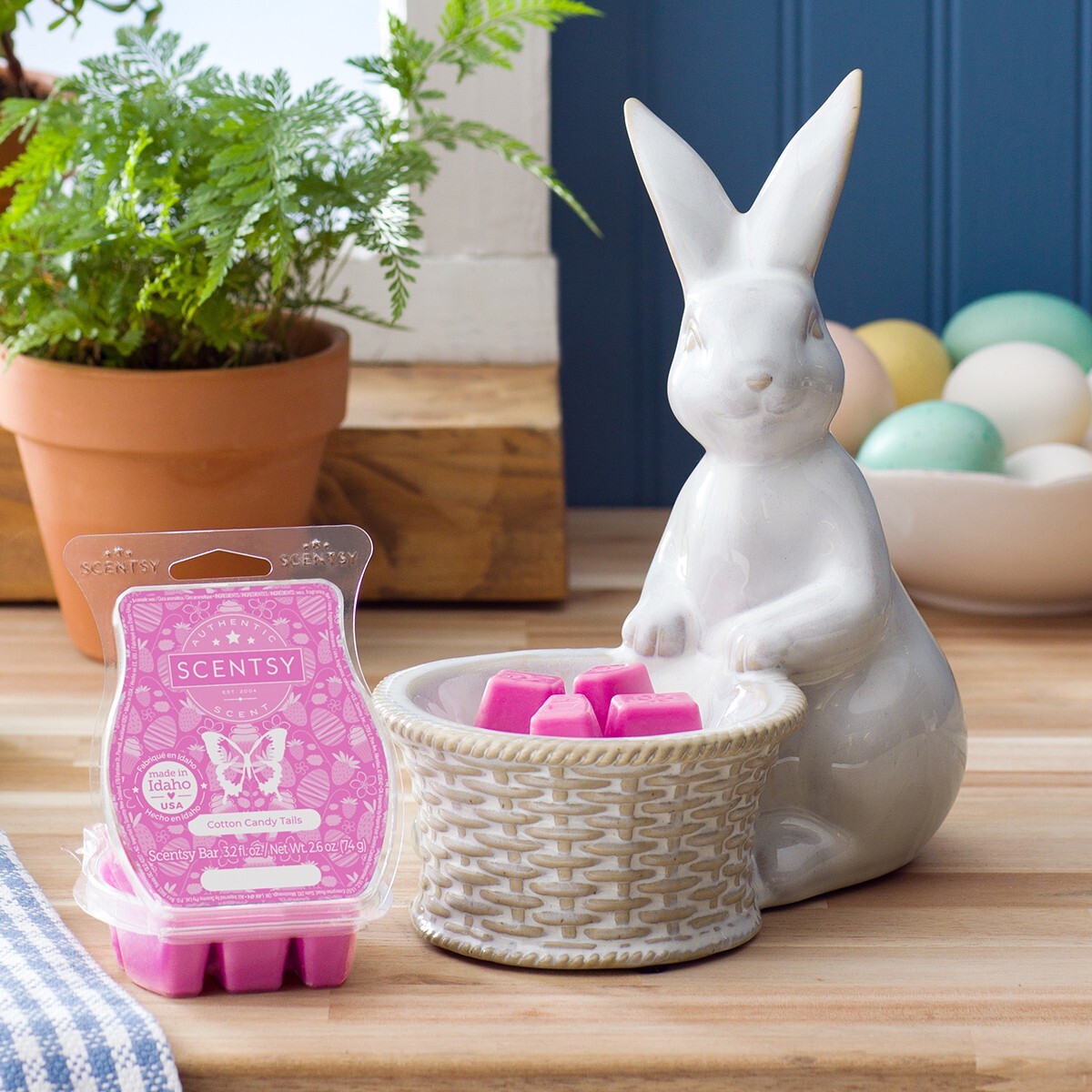 Match SOTM 2024 - Scentsy Happy Hare Warmer With FREE Cotton Candy