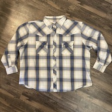 Wrangler Shirt Long Sleeve Male Cowboy Country