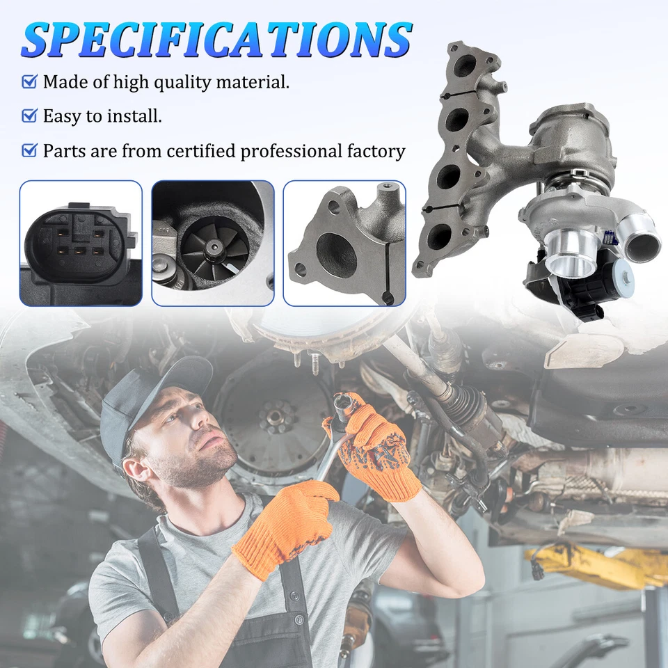 OEM Turbocharger Turbo For 2016 2017 2018 Hyundai Tucson 1.6L OEM 28231-2B760 - Image 3 of 4