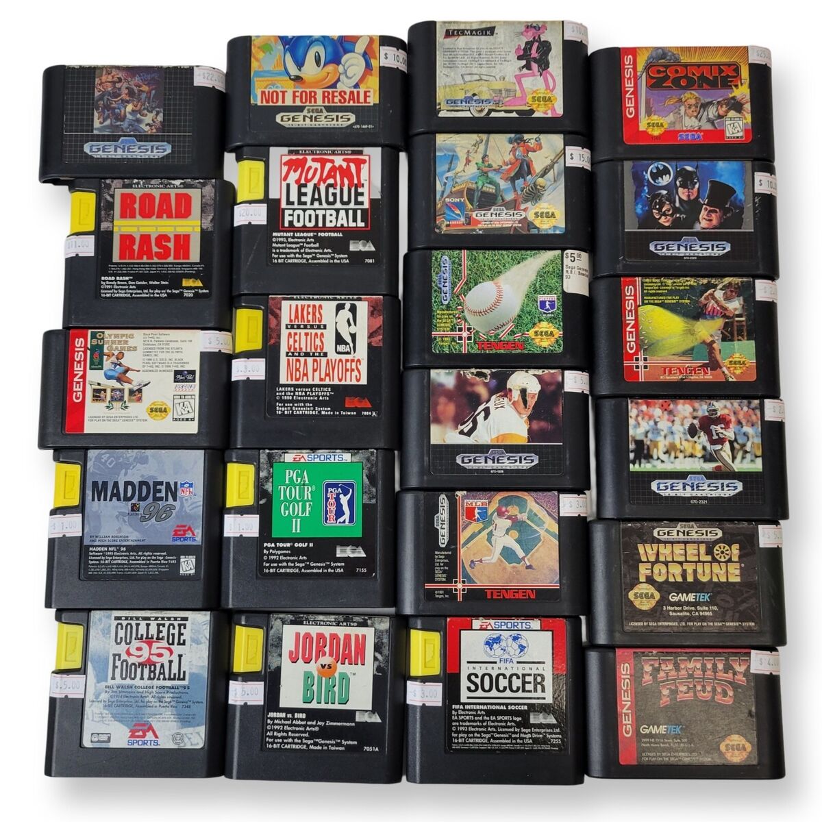 Sega Genesis Game Lot (22) Comix Zone, Hook, Road Rash Sega Genesis Game Lot (22) Comix Zone, Hook, Road Rash