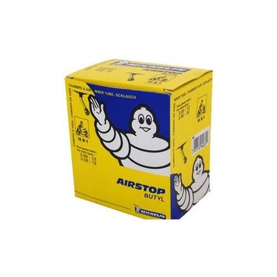Chambre à Air Michelin 12'' 3.00-12 à 3.50-12 - Valve Coudée 150, Référence 12B1