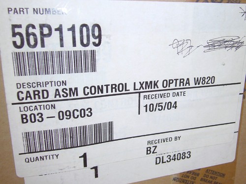 Genuine Lexmark W820 Card Assembly Control 56P1109 laser printer - Picture 2 of 3