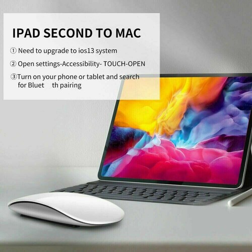 Mysz Magic Arc Touch 1600 DPI Akumulator Myszy komputerowe do Apple Macbook - Zdjęcie 9 z 13