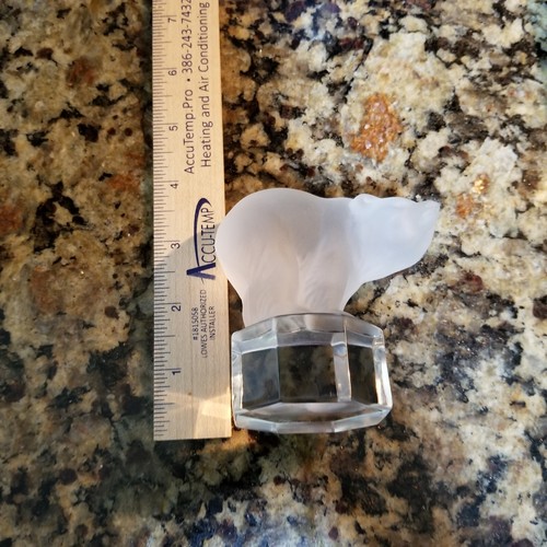 Vintage Goebel Crystal Glass Polar Bear Figurine (Crystale Collection) 1985 - Picture 5 of 5