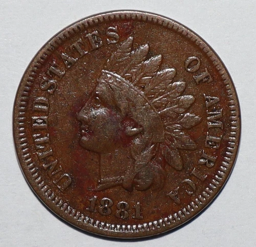 1881 Indian Head Cent VF (S166)