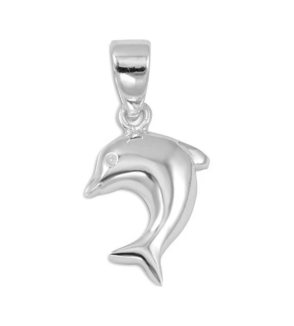 Silver dolphin shop necklace