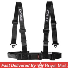 KYOSTAR 2'' 4pt Latch Lock Buckle Car Racing Safety Harness Seat Belt Universal 