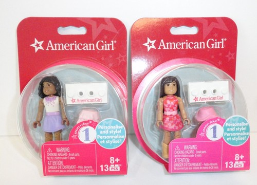 New American Girl Mini Figures Mega Bloks Series 1 COMPLETE 8 pc 2015 P21 - Picture 2 of 6
