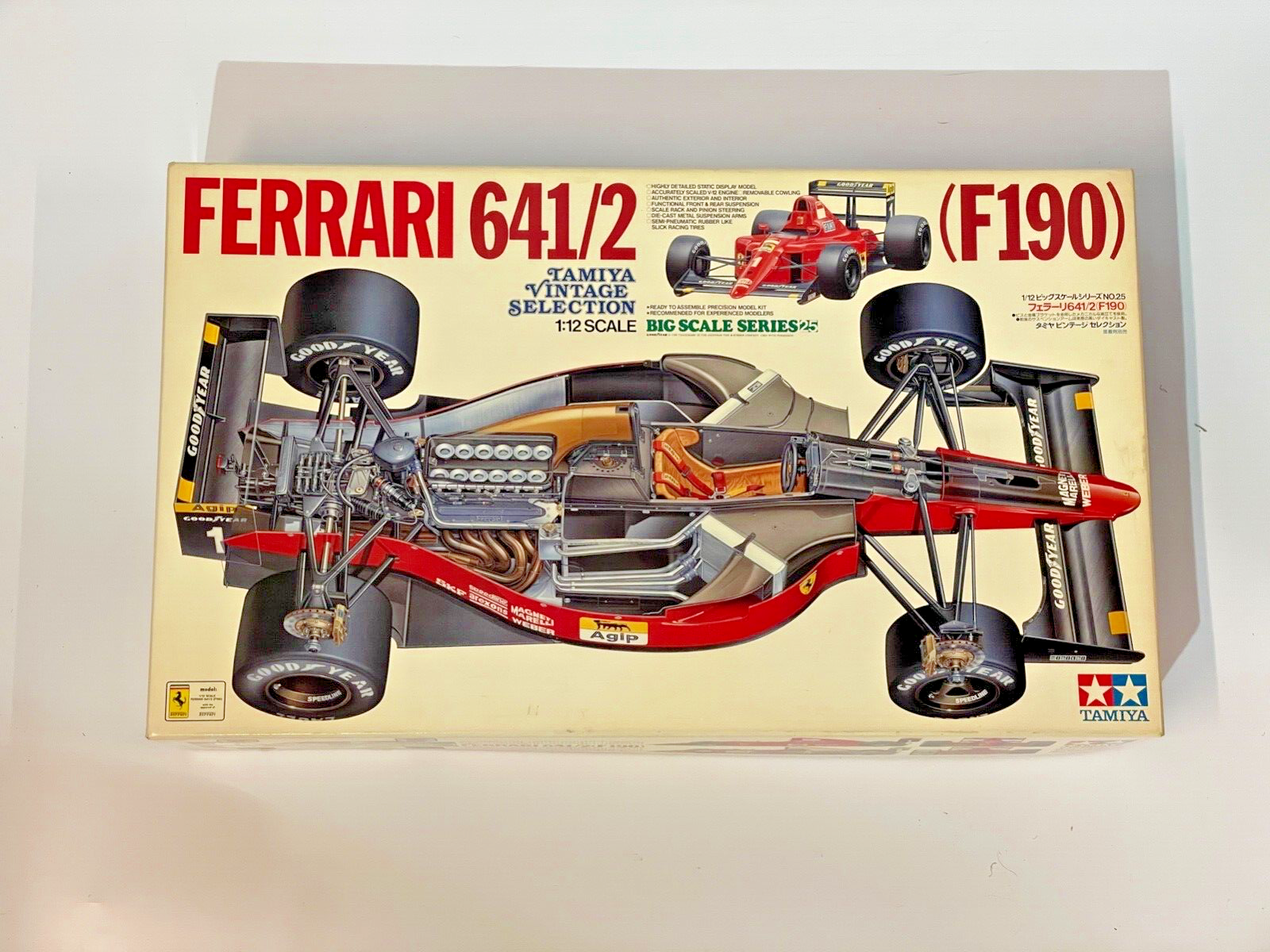 Tamiya Rare Ferrari 641/2 (F190) 1:12 Big Scale Highly Detailed 