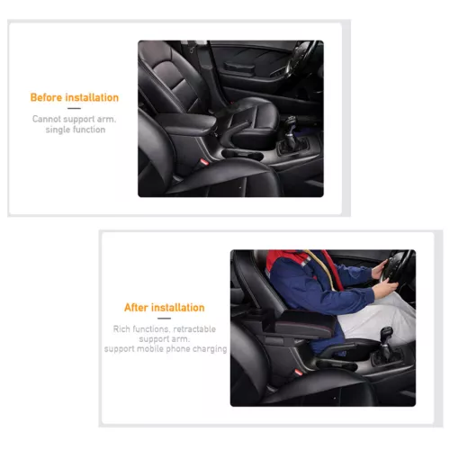 Armrest Interface Accessories For Interior Modification Cover Support USB New AU - Picture 4 of 13