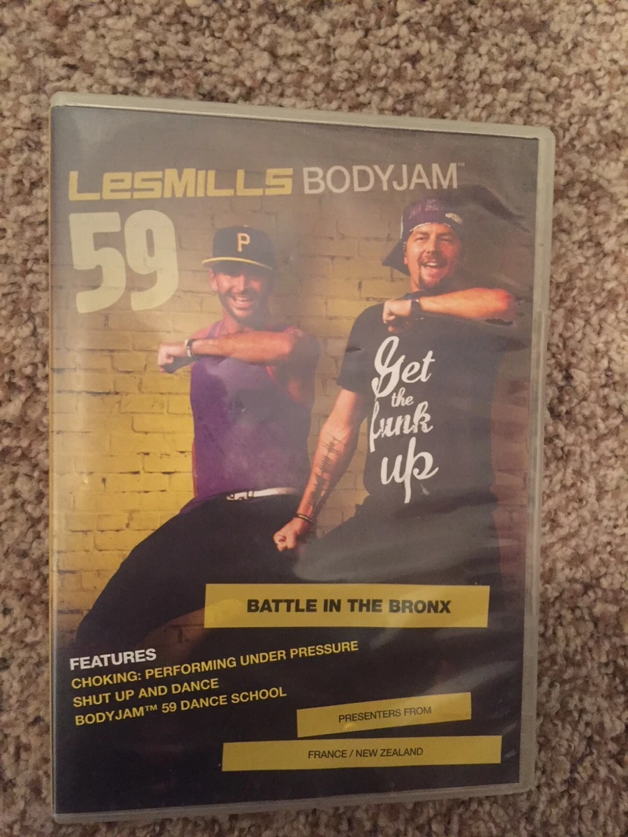Les Mills BODYJAM 59 DVD, CD, Notes body jam