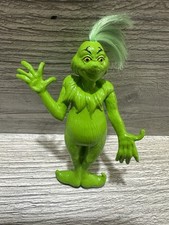 Grinch PVC Figure Dr. Seuss Character Toy or cake topper Crazy Hair Rare *Damage