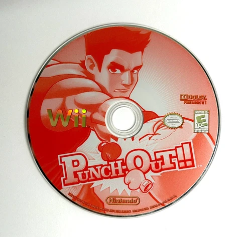 Punch-Out!! (Nintendo Wii, 2009) Disc Only - Tested - Working!