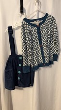 Matilda Jane Girls Size 4 Windy City Cardigan Like A Melody Corduroy Skirtall4