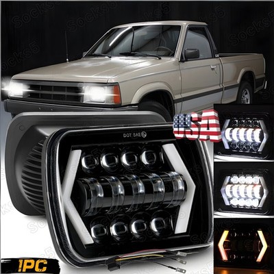 130W 7x6'' 5x7 LED Headlight Halo Bulb For Mazda Pickup B2000 B2200 B2600 1986-93