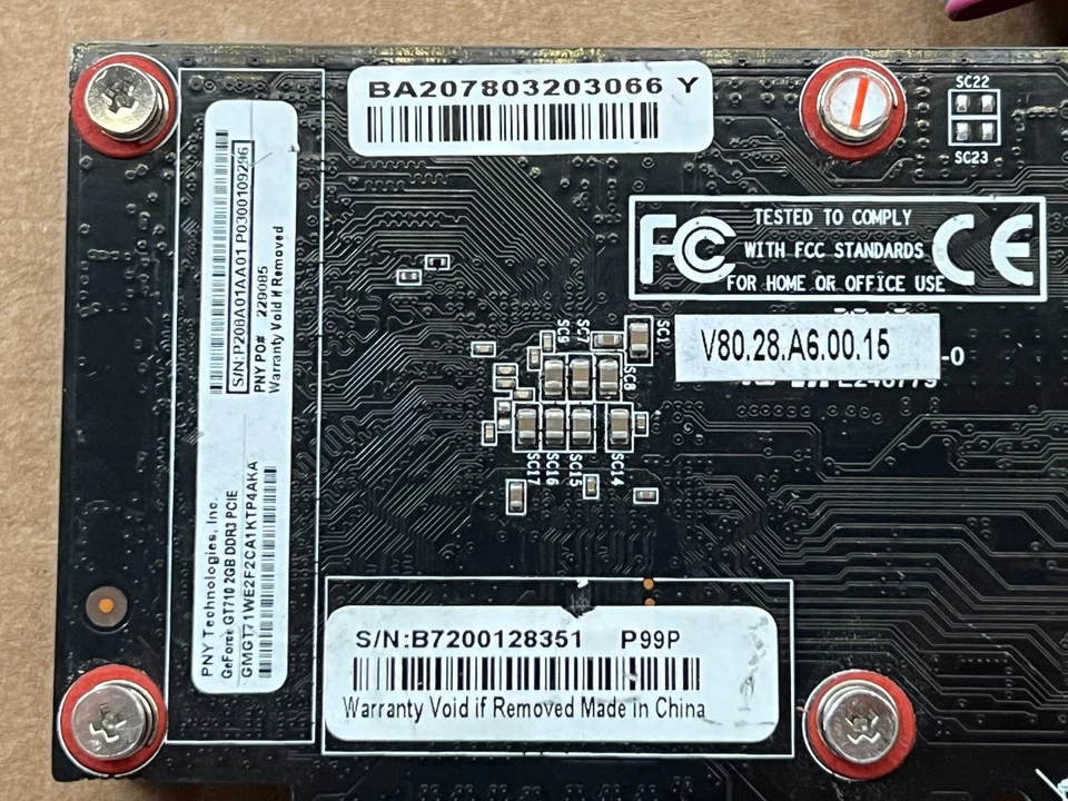 PNY NVIDIA GeForce GT 710 2GB DDR3 PCIe Graphics Card GPU - Image 4 of 4