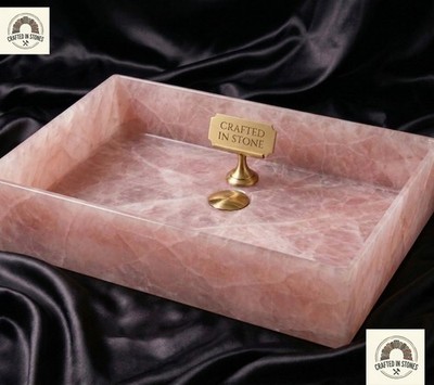 18x12 Rose Quartz Basin Natural Stone Vessel Sink Luxury Bathroom
