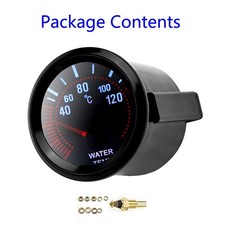 Water temperature guage Metal And ABS 2 Inch 52mm LED Black Meter Car Digital