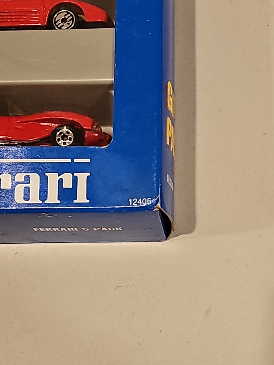 New Hot Wheels 1993 Ferrari 5-Pack Gift Set All Red 12405 1/64