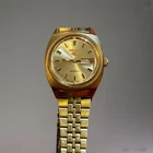 Vintage Seiko 5 Automatic Gold Plated Women’s Wristwatch In Working Used