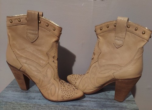 Carlos Santana Damen-Kurzstiefel Westernstil (SPUR) Größe 7,5