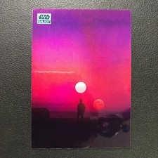 2024 Topps Chrome Star Wars Galaxy Setting Suns Aqua Refractor /199