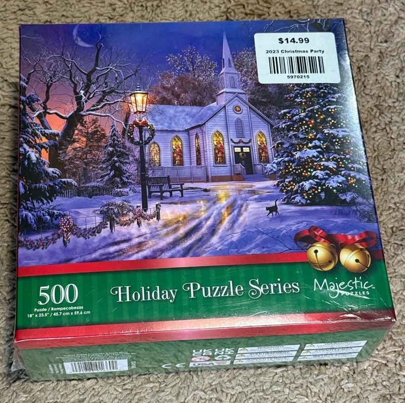 Christmas Puzzle 2023 By Springbok 500 Pieces In Original Sealed Box 18"x23.5"