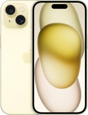 Apple iPhone 15 128 Go jaune reconditionné qualité AB garantie 12 mois
