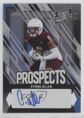 2024 Leaf Heroes & Prospects Prospect Blue 9/49 Cyrus Allen #AP-CA2 Auto 0jr6