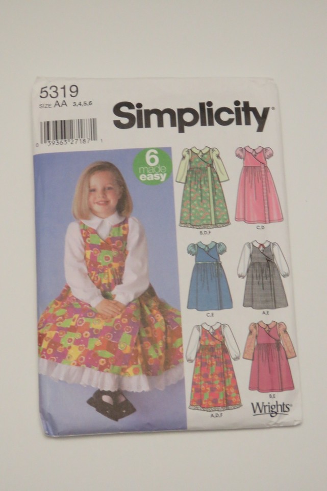 Simple Parten Simplicity and McCall's Sewing Patterns | eBay