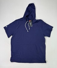Under Armour Men's 2XL UA Sportstyle Stadium Short Sleeve Hoodie NWT Blue