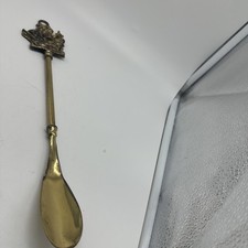 Nautical Brass Shoe Horn 15 Inch Marked England On Back Vintage