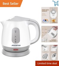Electric Kettle 1L BPA-Free Portable Cordless Auto Shut-Off Travel Hot Water ...